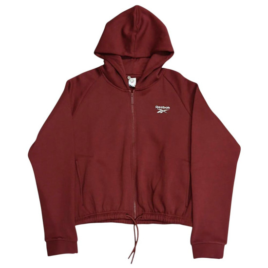 Reebok Γυναικεία ζακέτα Small Logo Fleece Crop Full-Zip Hoodie